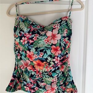 Tommy Bahama Tropical Floral Tankini Top